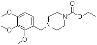 CAS 登录号：53531-01-4, 4-[(2,3,4-三甲氧基苯基)甲基]-1-哌嗪羧酸乙酯