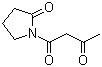 structure of CAS# 53544-25-5, N-乙酰乙酰基-2-吡咯烷酮