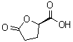 structure of CAS# 53558-93-3, (2R)-Tetrahydro-5-oxo-2-furancarboxylic acid