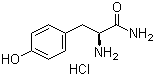 structure of CAS# 53559-18-5, L-Tyrosinamide hydrochloride