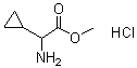 structure of CAS# 535936-86-8, alpha-氨基环丙烷乙酸甲酯盐酸盐
