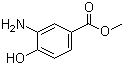 structure of CAS# 536-25-4, Methyl 3-amino-4-hydroxybenzoate
