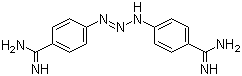 CAS # 536-71-0, Diminazene, 4,4'-(1-Triazene-1,3-diyl)bisbenzenecarboximidamide