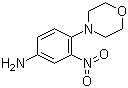 structure of CAS# 5367-65-7, 4-(4-吗啉基)-3-硝基苯胺