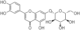 structure of CAS# 5373-11-5, 木犀草苷