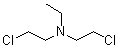 CAS # 538-07-8, N,N-Bis(2-chloroethyl)ethanamine, N,N-Bis(2-chloroethyl)ethylamine, N-Ethyl-N,N-bis(2-chloroethyl)amine, N-Ethylbis(2-chloroethyl)amine, Nitrogen mustard (HN 1)