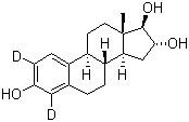 structure of CAS# 53866-32-3, Estriol-2,4-D2
