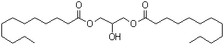 structure of CAS# 539-93-5, 1,3-二月桂酸甘油酯