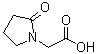 structure of CAS# 53934-76-2, 2-Oxo-1-pyrrolidineacetic acid