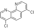 structure of CAS# 5394-23-0, 4,7-二氯-1,10-菲咯啉