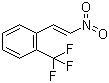 structure of CAS# 53960-62-6, 1-(2-Trifluoromethylphenyl)-2-nitroethylene
