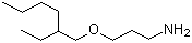 structure of CAS# 5397-31-9, 2-Ethylhexyloxypropylamine