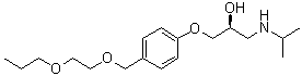 CAS # 539823-42-2, (2S)-1-[(1-Methylethyl)amino]-3-[4-[(2-propoxyethoxy)methyl]phenoxy]-2-propanol