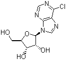 structure of CAS# 5399-87-1, 6-氯嘌呤核苷