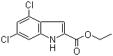 CAS # 53995-82-7, Ethyl 4,6-dichloroindole-2-carboxylate, Ethyl 4,6-dichloro-1H-indole-2-carboxylate