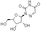 structure of CAS# 54-25-1, 6-氮杂尿苷