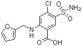 structure of CAS# 54-31-9, Furosemide