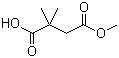 structure of CAS# 54043-71-9, 2,2-二甲基丁二酸 4-甲酯