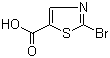structure of CAS# 54045-76-0, 2-Bromo-5-thiazolecarboxylic acid