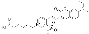 structure of CAS# 540528-09-4, DY 520XL