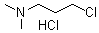 structure of CAS# 5407-04-5, 3-Dimethylaminopropylchloride hydrochloride