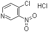 structure of CAS# 54079-68-4, 4-氯-3-硝基吡啶盐酸盐