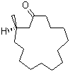 structure of CAS# 541-91-3, 3-Methylcyclopentadecanone
