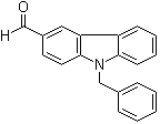 structure of CAS# 54117-37-2, 9-(Phenylmethyl)-9H-carbazole-3-carboxaldehyde