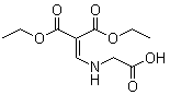 structure of CAS# 54132-81-9, [[(Carboxymethyl)amino]methylene]propanedioic acid 1,3-diethyl ester