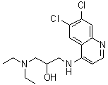 CAS 登录号：5423-78-9, 1-[(6,7-二氯-4-喹啉基)氨基]-3-二乙基氨基-2-丙醇
