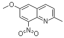 structure of CAS# 54232-06-3, 2-甲基-6-甲氧基-8-硝基喹啉