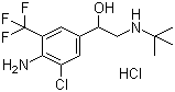 structure of CAS# 54240-36-7, Mabuterol hydrochloride