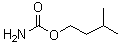 structure of CAS# 543-86-2, 氨基甲酸异戊酯