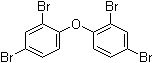structure of CAS# 5436-43-1, 2,2',4,4'-Tetrabromodiphenyl ether