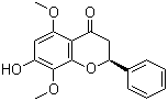 structure of CAS# 54377-24-1, 7-羟基-5,8-二甲氧基黄烷酮