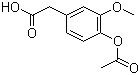 CAS # 5447-38-1, 4-Acetoxy-3-methoxyphenylacetic acid