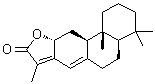 CAS # 54494-34-7, Helioscopinolide G, (+)-Jolkinolide E, Jolkinolide E, (4aR,10aR,11aR,11bR)-2,3,4,4a,5,6,10a,11,11a,11b-Decahydro-4,4,8,11b-tetramethyl-phenanthro[3,2-b]furan-9(1H)-one