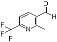 structure of CAS# 545394-83-0, 2-甲基-6-(三氟甲基)吡啶-3-甲醛