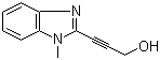 CAS 登录号：545421-81-6, 3-(1-甲基-1H-苯并咪唑-2-基)-2-丙炔-1-醇
