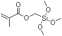 structure of CAS# 54586-78-6, (Methacryloxymethyl)trimethoxysilane