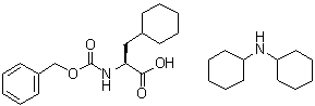 CAS # 54594-40-0, (alphaS)-alpha-[[(Phenylmethoxy)carbonyl]amino]cyclohexanepropanoic acid compd. with N-cyclohexylcyclohexanamine
