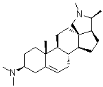 structure of CAS# 546-06-5, Conessine