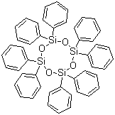 structure of CAS# 546-56-5, Octaphenylcyclotetrasiloxane