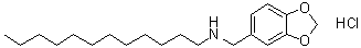 CAS # 5461-45-0, N-Dodecyl-1,3-benzodioxole-5-methanamine hydrochloride
