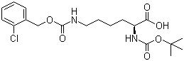 structure of CAS# 54613-99-9, N-Boc-N'-(2-chlorobenzyloxycarbonyl)-L-lysine