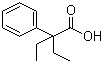 structure of CAS# 5465-28-1, 2-苯基-2-乙基丁酸