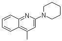 structure of CAS# 5465-86-1, 4-Methyl-2-(1-piperidinyl)quinoline