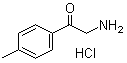 structure of CAS# 5467-70-9, 2-氨基-4'-甲基苯乙酮盐酸盐