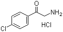 structure of CAS# 5467-71-0, 2-氨基-4'-氯苯乙酮盐酸盐