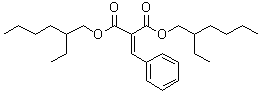 CAS # 5468-28-0, (Phenylmethylene)propanedioic acid bis(2-ethylhexyl) ester, NSC 25385
